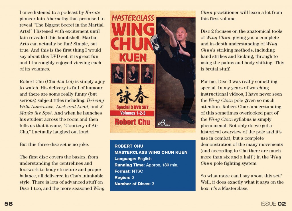 WCI's Review of Robert Chu's Master's Wing Chun DVD Set