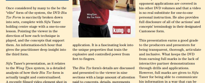 Sifu Taner and Sifu Graziano Yip Man Wing Tjun Bju Tze Form