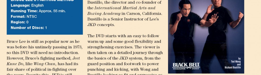 Review – Wong & Bustillo’s Bruce Lee’s Fighting Method