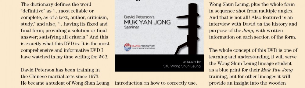 Review – David Peterson’s Muk Yan Jong Seminar