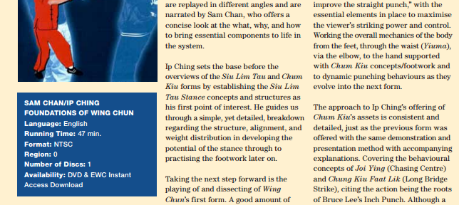 Review – Sam Chan/Ip Ching – Foundations of Wing Chun