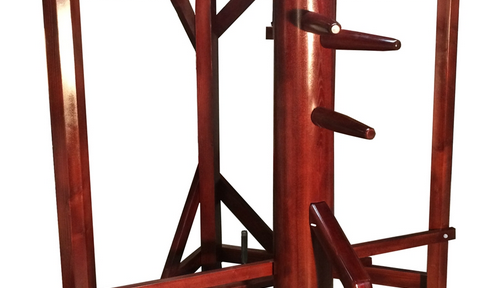 New!  Warrior Martial Art’s Wooden Dummy with Corner Stand